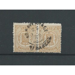 Nederland 17 paartje met "s'GRAVENHAGE"  Prachtig  gebr  CV 40 €