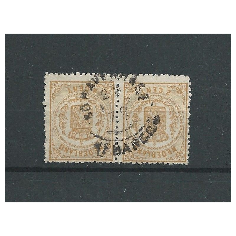 Nederland 17 paartje met "s'GRAVENHAGE" Prachtig gebr CV 40 € Nederland 17 paartje met "s'GRAVENHAGE" Prachtig gebr CV 40 €