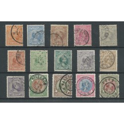 Nederland 34-48 WIlhelmina Hangend Haar  VFU/gebr CV 978 €