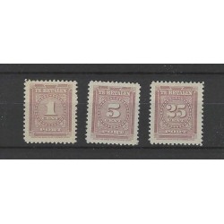 Suriname P33-35 Port 1945  MNH/postfris CV 24 € PRACHT !!