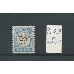 Nederland P11B-III met puntstempel 76  VFU/gebr CV 10 €