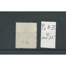 Nederland P11B-III met puntstempel 76  VFU/gebr CV 10 €