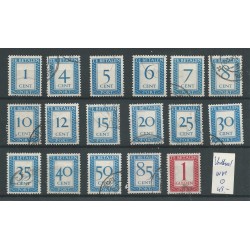 Nederland P80a-106a  Vertikaal wm  VFU/gebr CV 45 €