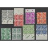 Nederland R33-56  Viezijdige roltanding blokjes van 4 MNH/MH CV 1700 €