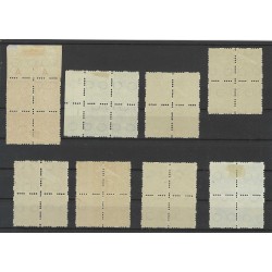 Nederland R33-56  Viezijdige roltanding blokjes van 4 MNH/MH CV 1700 €