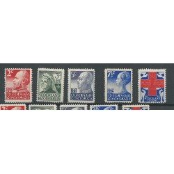 Nederland 203-207 Rode Kruis  MNH/postfris  CV  75 €