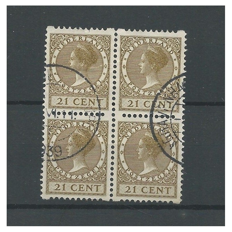 Nederland R68 Roltanding blok van 4 VFU/gebr CV 115+ € Nederland R68 Roltanding blok van 4 VFU/gebr CV 115+ €