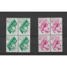 Nederland 238-239 Goudse Glazen blokjes 4 MNH/postfris  CV 565 € Certificaat !