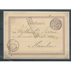 Nederland  Briefkaart Apeldoorn-Haarlem  CV 55++ €