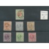 Suriname 3B-15B  Willem III 1873  VFU/gebr  CV 190 €