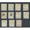 Suriname 3C-13C  Willem III 1873  VFU/gebr  CV 240 €