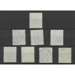 Nederland  47A, 45B-47B, 45C-48C  Wilhelmina tandingsvariaties VFU/gebr CV 1510 €