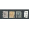 Suriname 1E-7E  Willem III 1873  VFU/gebr  CV  15 €