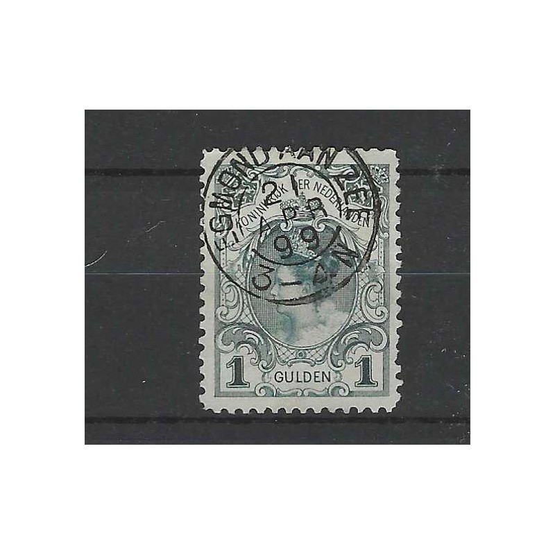 Nederland  49 Wilhelmina Kronignszegel "EGMOND AAN ZEE" VFU/gebr CV 150+ €