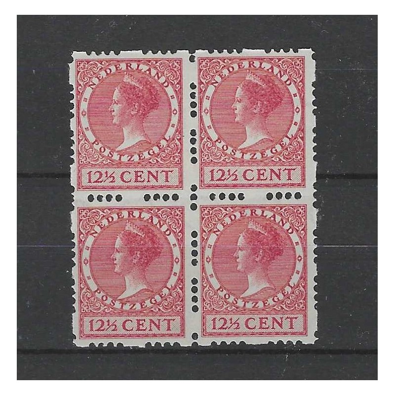Nederland R46 Vierzijdige roltanding blokje van 4 MNH/postrfis CV 720 €