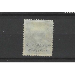 Nederland 41 Wilhelmina "ROTTERDAM-MAASSLUIS 1899" kleinrond VFU/gebr CV 90+ €