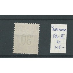 Suriname P6-II  Port 1886   VFU/gebr  CV 105 €