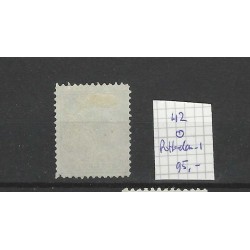 Nederland 42 Wilhelmina "ROTTERDAM-1 1894" kleinrond VFU/gebr CV 95+ €