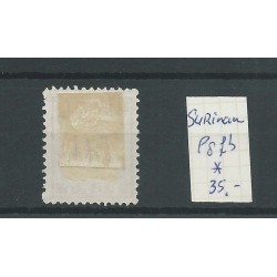 Suriname P8fb OPEN-LIJST  Port 1886   MH/ongebr  CV 35 €