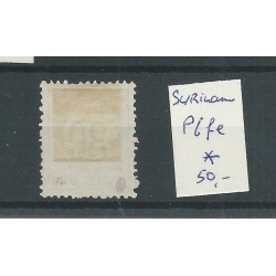 Suriname P6fe  "TiE"  Port 1886   MH/ongebr  CV 50€