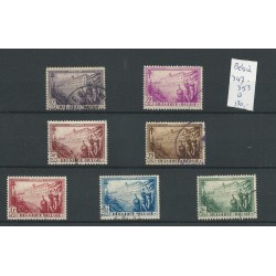 Belgie  347-353 Tuberculose 1932   VFU/gebr  CV 130 €