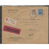 Nederland 156, 196 op Aangetekende EXPRESSE brief  CV  500+ € Attest VLeeming