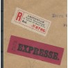 Nederland 156, 196 op Aangetekende EXPRESSE brief  CV  500+ € Attest VLeeming