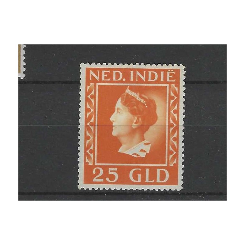 Ned. Indie 289 Wilhelmina 25Gld  MH/ongebr CV 325 €
