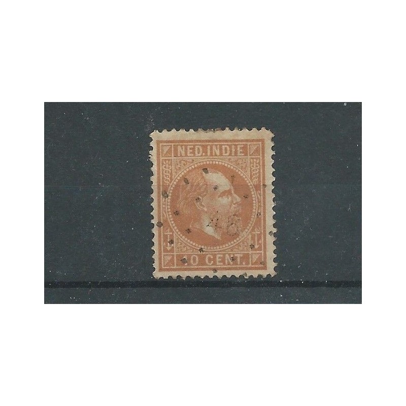Ned. Indie 9D met puntstempel 46 VFU/gebr CV 3 € Ned. Indie 9D met puntstempel 46 VFU/gebr CV 3 €