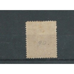 Ned. Indie 9D met puntstempel 46  VFU/gebr  CV 3 €