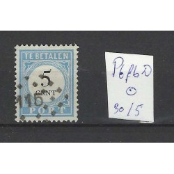 Nederland P6fb-D Port 1881 met puntstempel 115 VFU/gebr CV 35 €