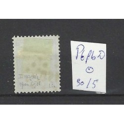 Nederland P6fb-D Port 1881 met puntstempel 115 VFU/gebr CV 35 €
