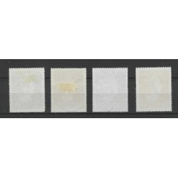 Curacao 178-181  Wilhelmina Konijnenburg  VFU/gebr CV 628 €