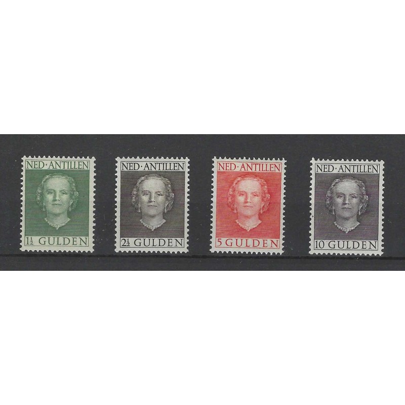 Curacao 230-233 Juliana Hartz  MH/ongebruikt  CV 225 €