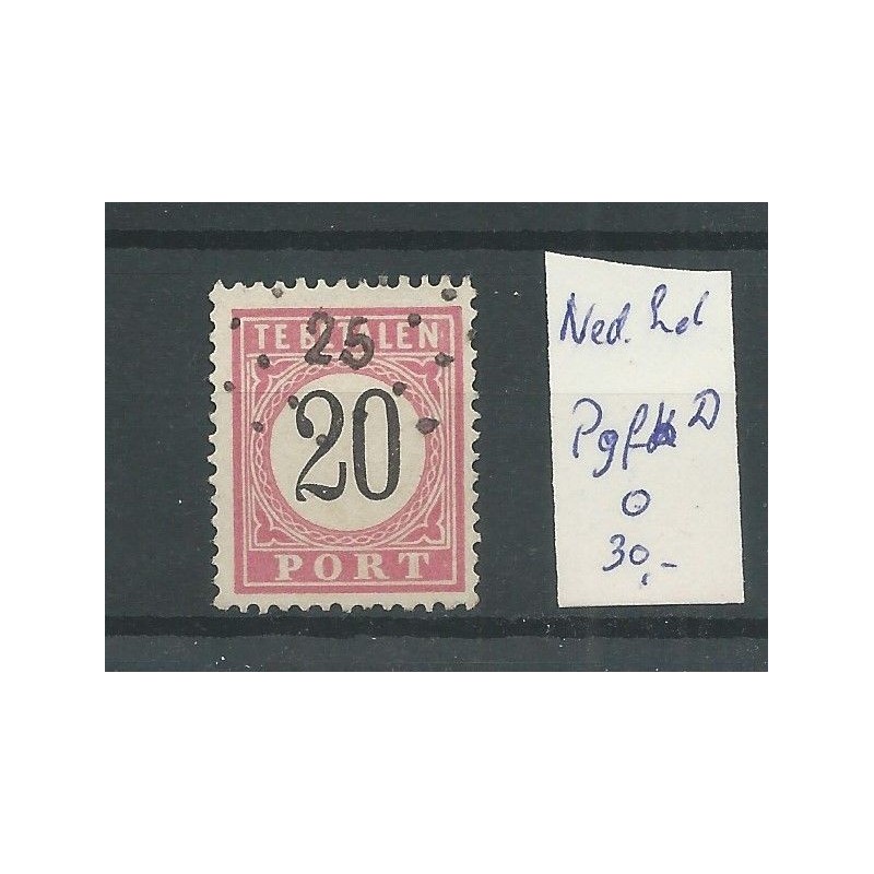 Ned. Indie P9fb-D met puntstempel 25 VFU/gebr CV 45++ € Ned. Indie P9fb-D met puntstempel 25 VFU/gebr CV 45++ €
