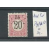 Ned. Indie  P9fb-D met  puntstempel 25   VFU/gebr   CV 45++ €