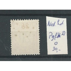 Ned. Indie  P9fb-D met  puntstempel 25   VFU/gebr   CV 45++ €