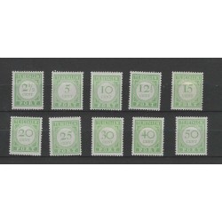 Curacao P21B-30B  Port 1915 MH/ongebruikt  CV 18 €