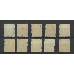 Curacao P21B-30B  Port 1915 MH/ongebruikt  CV 18 €