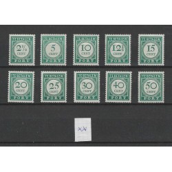 Curacao P34-43  Port 19 MNH/postfris  CV 355 €