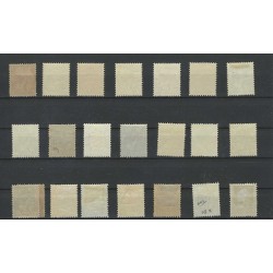 Nederland 56-76 Wilhelmina Bontkraag MH/ongebr CV 870 €