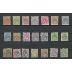 Nederland 56-76 Wilhelmina Bontkraag MH/ongebr CV 870 €