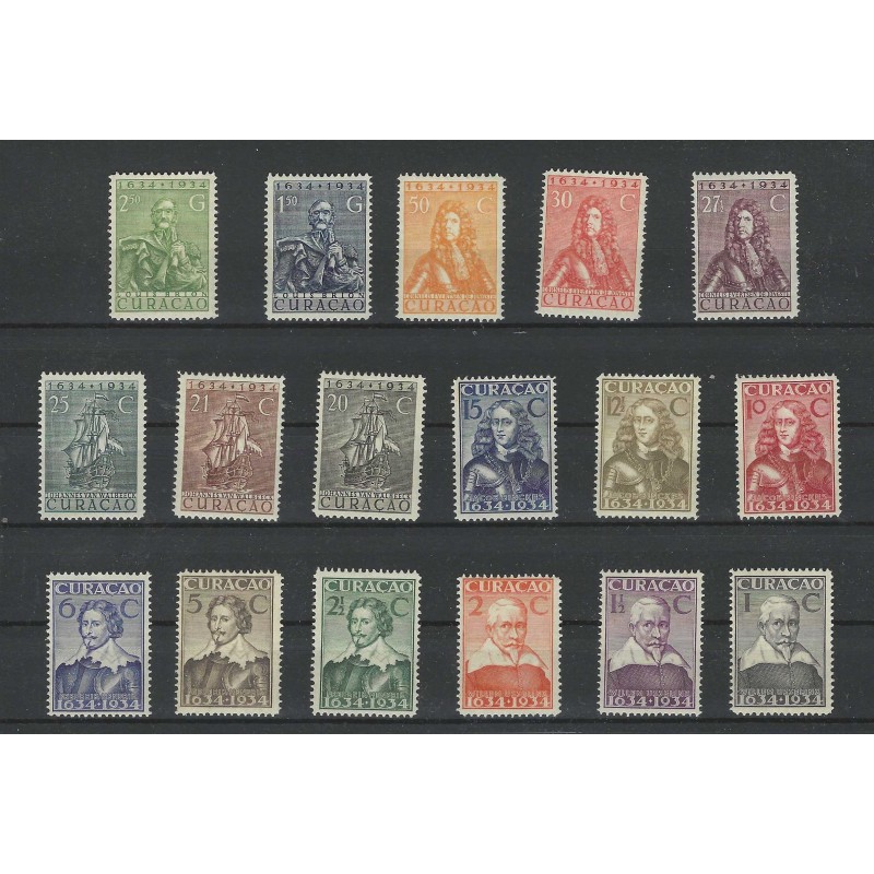 Curacao 104-120  GEZAG serie   MNH/postfris CV 700 €