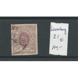 Luxemburg 21 Staatswapen 30ct   VFU/gebr  CV 100 €