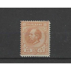 Suriname 13B  Willem III 1873  MNH/postfris  CV 40 €