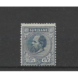 Suriname 7E  Willem III 1873  MNH/postfris  CV 25 €