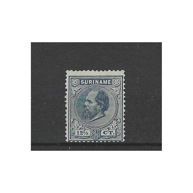 Suriname 7E  Willem III 1873  MNH/postfris  CV 25 €