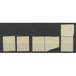 Suriname 141-144 Groene-Kruis  MNH/postfris  CV 90 €