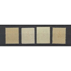 Suriname 202-205 Rode Kruiszegels MNH/postfris CV 79 €