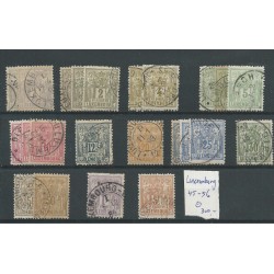 Luxemburg 45-56 Alergorische voorstelling   VFU/gebr  CV 300 €